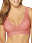 Sloggi Womens ZERO Feel N EX Bralette - Orange - Size Large