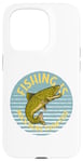 Coque pour iPhone 15 Pro Pêche sautant poisson pêche à la ligne art saut truite pêche