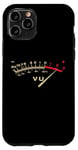 iPhone 11 Pro Retro Classic VU Meter Vintage Stereo Music Lover Men Women Case