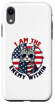 Coque pour iPhone XR I Am The Enemy Within Harris Trump Funny US Election 2024