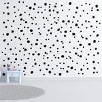 Dalmatian Spots - Single Colour Spots Kids Wall Home Decor Decal Stickers (Set of 101)