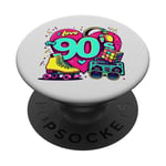 Vintage 90s Party Outfit Men Women Eighties I Love The 90s PopSockets Adhesive PopGrip