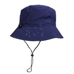 NiceYnn Bob Imperméable pour Homme Femme Chapeau de Soleil Séchage Rapide Réglable Large Bord Pliable Pêcheur Safari #D Bleu Marine