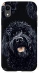 Coque pour iPhone XR Goldendoodle - Coque de téléphone - Motif chien noir tendance