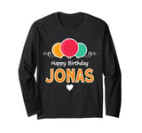 Happy Birthday saying Jonas Long Sleeve T-Shirt