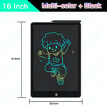 Planche À Dessin Lcd,Tablette D'écriture Numérique,Tableau Noir Magique,Outil De Peinture Artistique,Jouets Pour Enfants,Jeu De Réflexion,Meilleur Cadeau Pour Enfant,8.5 "" - Type 16black Multi-Color