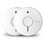 FireAngel Optical Smoke Alarm with 5 Year Replaceable Batteries, FA6615-R-T2 (ST-625 replacement, new gen) - Twin Pack