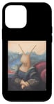 Coque pour iPhone 12 mini L'escargot drôle Mona Lisa de Da Vinci Cool Painting