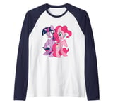 Twilight Sparkle And Pinkie Pie Back To Back Raglan Baseball Tee