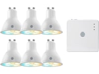 Hive Light Starter Pack 6 GU10 Smart Bulbs And Hive Hub