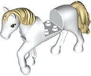 LEGO Animal Friends White Horse with Tan Mane Minifigure