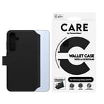 CARE by PanzerGlass Samsung Galaxy S24 FE Fodral Tango Stand Wallet Case Svart