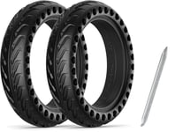 2-Pack - Xiaomi Däck + Verktyg - Punkteringsfria Honeycomb tire