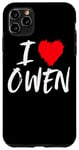 Coque pour iPhone 11 Pro Max J"adore Owen Dad Boyfriend Mari Fils Petit-fils