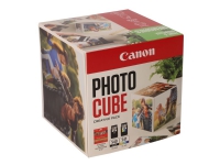 Canon Photo Cube Creative Pack - Blank - 2-pack - svart, farge (cyan, magenta, gul) - original - grønn - blekkpatron/papirsett - for PIXMA TS5150, TS5151