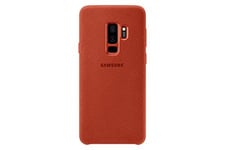 Samsung Alcantara Cover Rouge Pour Galaxy S9 Plus