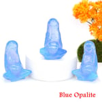 Statue de mini déesse en cristal naturel pour la décoration intérieure,sculpture de méditation,artisanat mythique,guérison Reiki,amour de la terre,mère,femme enceinte - Type Blue Opalite-20 pcs