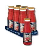 CIRIO Passata Rustica, Crushed Tomatoes, Finely Chopped, Tomato Sauce, 100% Italian, Climate Neutral, Jar, 680g (Pack of 6)