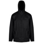 Regatta Mens Pack It III Waterproof Jacket (Black) - Size 3XL