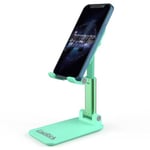 LinkRich Phone Stand for Desk, Foldable Adjustable Cell Phone Tablet Holder, Compatible with iPhone 15 14 Pro 15 14 13 Pro Max iPhone 14, Samsung Galaxy Note, Kindle etc