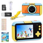 YunLone Children Camera Selfie Kids Digital Camera 2.4" LCD 1080P Video Camera for Boys Girls Toddles 3 4 5 6 7 8 9 10 Years,32G SD Card Included