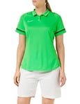 Nike Women's Academy 21 Polo Shirt, Lt Green Spark/Bianco/Pino Verde/Bianco, XXS