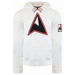 Nike Air Jordan Standard Fit Long Sleeve Pullover White Mens Hoodie CT3490 100 Cotton - Size X-Large