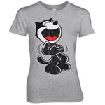 Hand Drawn Felix The Cat Girly Tee