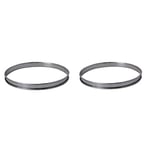 DE BUYER -3093.24 -Cercle a Tarte INOX perfore ht2 ø24cm & 3093.22 -Cercle a Tarte INOX perfore ht2 ø22 cm