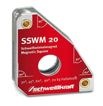 Schweißkraft Aimant d'angle de soudure permanent SSWM 20 (pour angle de maintien 30°, 45°, 60°, 90° / force de maintien 20 kg/dimensions 140 x 111 x 19 mm) 1790070