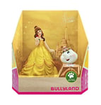 Bullyland 13436 - Set de Figurines de Jeu, Walt Disney Belle - Belle et Madame Pottine, Figurines peintes à la Main, sans PVC, pour Les Enfants pour Un Jeu imaginatif