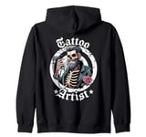 Tattoo Artist Inked Vintage Tattoo Lover Ink Artist Tattoo Zip Hoodie