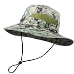 TOUTACOO, Chapeau de Soleil Camouflage à Large Bord, Homme, Femme, Anti-UV, réglable, Pliable, Chapeau de Brousse, Jungle, Safari, Motif Militaire (04-Camouflage Pixels Kaki/Noir/Blanc)