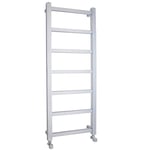 Hudson Reed HL375 Eton | Modern Bathroom Vertical Wall Hung Heated Towel Rail, 1200mm x 450mm, Chrome, 1200 x 450 mm