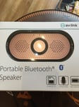 PORTABLE BLUE TOOTH SPEAKER AV: LINK   ROSE GOLD