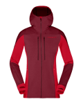 Trollveggen Powerstretch Pro Zip Hood W True Red (M)