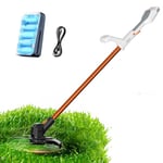 Litheli Cordless Grass Trimmer, 25cm Battery Powered Grass Strimmers, Grass Trimmer/Edger, 20V 2.0Ah Lithium Battery Garden Trimmer for Lawn Trimming Garden Clearing Weeds