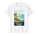 White Cliffs Of Dover Proud English England Souvenir Artwork T-Shirt