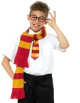 Harry Potter Inspirert Kostymesett med Skjerf, Slips og Briller til Barn