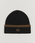 Fred Perry Twin Tipped Merino Beanie Black