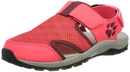 Jack Wolfskin Outdoor Water Action Sandal K Sport, Pink/Grey, 37 EU