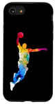 Coque pour iPhone SE (2020) / 7 / 8 Balle de basket pour joueur de basket