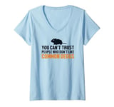 Womens Can't Trust People Who Don't Like Degus Ordinary Degu V-Neck T-Shirt