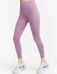 Nike Medium Women's Go Mid Rise 7/8 Leggings Dusk Purple DQ5692-536 New