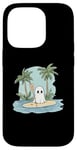 iPhone 14 Pro Funny Ghost Stand Up Paddle Halloween Lake Summer Costume Case