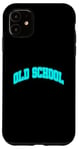 iPhone 11 Turquoise Graphic Old School Turquoise Graphic Case