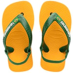 Havaianas Baby Brasil Logo Ii Pop Yellow/Amazon 21