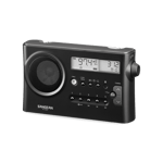 Sangean PR-D4BT AM/FM/Bluetooth Digital Tuning Radio  metallgrå