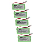 5x Batterie pour Siemens Gigaset AL110a A260 TRIO A265 A345 AL110 800mAh 2,4V