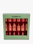 Morris & Co. Luxury Foiled Christmas Crackers, Box of 6